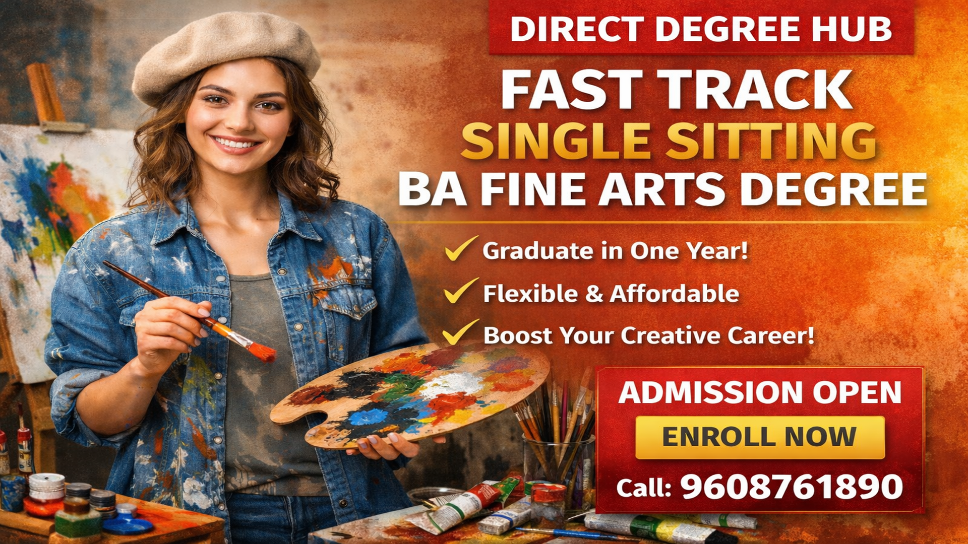 Fast Track BA Fine Arts Degree