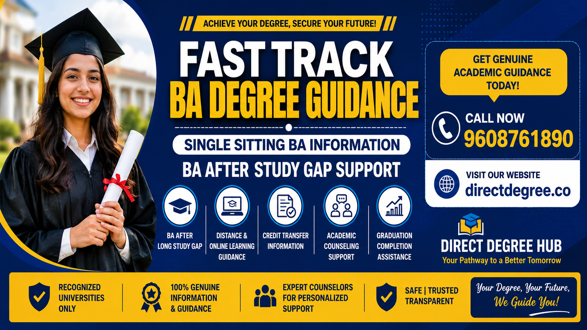 BA Degree in One Year? Fast Track BA, Single Sitting BA & Backdated BA ...